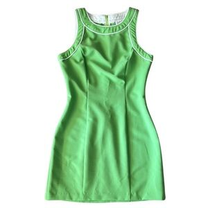 Vintage Green Mini Dress